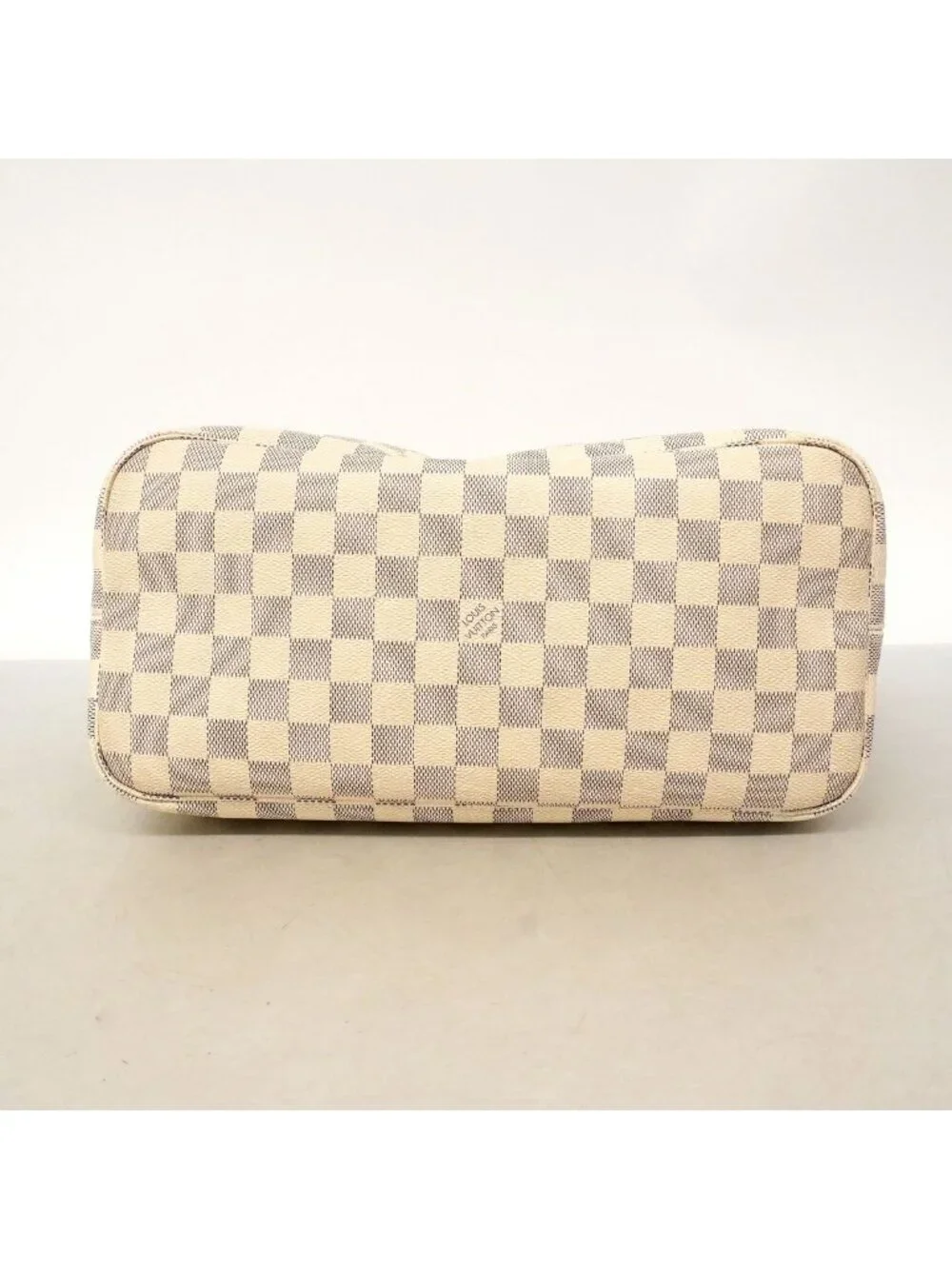 Louis Vuitton Tote Bag Damier Azur Neverfull MM Rose Ballerine